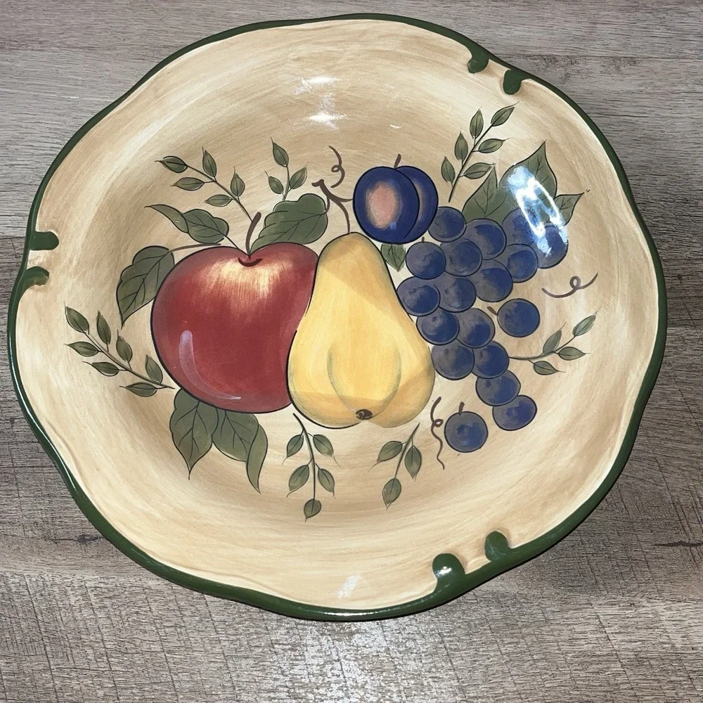 Home Trends Discontinued Granada 3 Piece Set, Large Plate Bowl & Mug